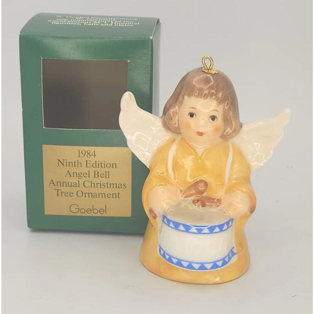 1984 Goebel Sixth Edition Angel Bell Annual Christmas Tree Ornament U236